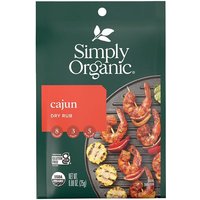 Cajun Dry Rub, 0.88 oz, Simply Organic