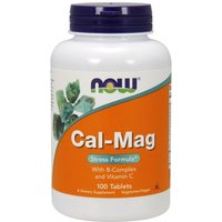 Cal-Mag Stress Formula, 100 Tablets, NOW Foods