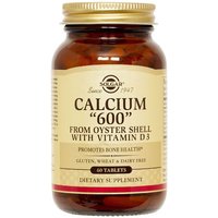 Calcium 600 (Oyster Shell Calcium), 240 Tablets, Solgar