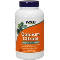 Calcium Citrate with Minerals and D, 250 Tablets, NOW Foods