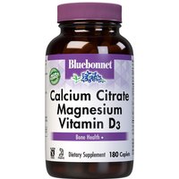 Calcium Citrate Magnesium Plus Vitamin D3, 180 Caplets, Bluebonnet Nutrition