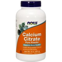 Calcium Citrate Powder Vegetarian 8 oz, NOW Foods