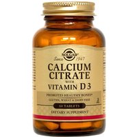 Calcium Citrate with Vitamin D, 240 Tablets, Solgar