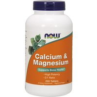 Calcium & Magnesium 250 Tabs, NOW Foods