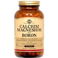 Calcium Magnesium Plus Boron, Vegetarian, 250 Tablets, Solgar