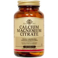 Calcium Magnesium Citrate, Vegetarian, 100 Tablets, Solgar