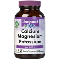 Calcium Magnesium Plus Potassium, 90 Caplets, Bluebonnet Nutrition