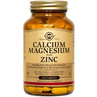 Calcium Magnesium Plus Zinc, Vegetarian, 250 Tablets, Solgar
