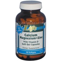 Calcium Magnesium Zinc, 90 Softgels, LifeTime