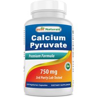 Calcium Pyruvate 750 mg, 120 Vegetarian Capsules, Best Naturals