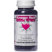 Candida Formula #2, 100 Vegetarian Capsules, Kroeger Herb