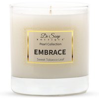 Luxury Candle - Embrace Sweet Tobacco Leaf, 8.5 oz, De Soap Boutique