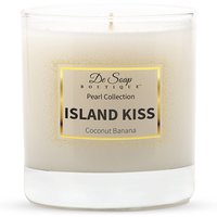Luxury Candle - Island Kiss Coconut Banana, 8.5 oz, De Soap Boutique