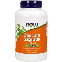 Cascara Sagrada 450 mg, Value Size, 250 Capsules, NOW Foods