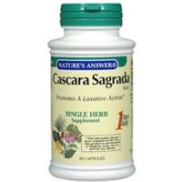 Cascara Sagrada Bark, 90 Capsules, Natures Answer
