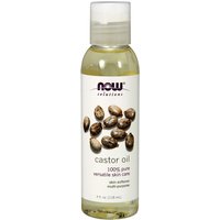 Castor Oil, 100% Pure, 4 oz, NOW Foods