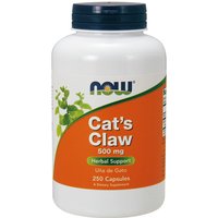 Cats Claw 500 mg, Value Size, 250 Capsules, NOW Foods