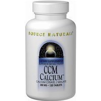 CCM Calcium, Calcium Citrate/Malate 300mg 60 tabs from Source Naturals