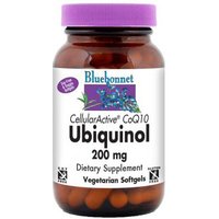 CellularActive CoQ10 Ubiquinol 200 mg, 60 Vegetarian Softgels, Bluebonnet Nutrition