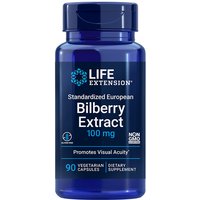 Standardized European Bilberry Extract 100 mg, 90 Vegetarian Capsules, Life Extension