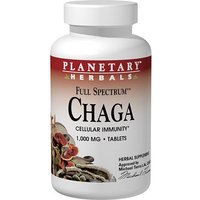 Chaga 1000 mg Full Spectrum, 120 Tablets, Planetary Herbals