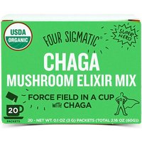 Chaga Mushroom Elixir Mix, 20 Packets, Four Sigmatic