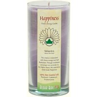 Chakra Energy Jar Candle with Pure Essential Oils, Happiness (Violet), 11 oz, Aloha Bay