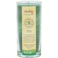 Chakra Energy Jar Candle with Pure Essential Oils, Healing (Green), 11 oz, Aloha Bay