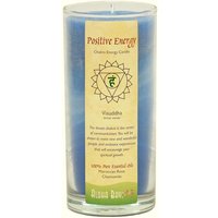 Chakra Energy Jar Candle with Pure Essential Oils, Positive Energy (Blue), 11 oz, Aloha Bay