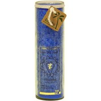 100% Vegetable Palm Wax Chakra Jar Candle, Unscented, Visuddha Positive Energy (Blue), 16 oz, Aloha Bay