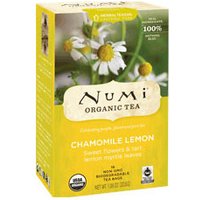 Chamomile Lemon Tea, Herbal Teasan, 18 Tea Bags, Numi Tea
