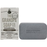 Charcoal Bar Soap for Face & Body, 4.25 oz, Grandpas Brands