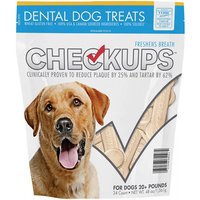 Checkups Dental Dogs Treats, 24 Count (48 oz), Checkups Treats