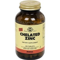 Chelated Zinc, 250 Tablets, Solgar
