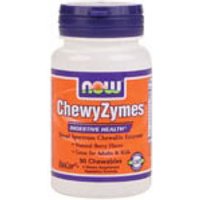 ChewyZymes Chewable Enzymes, 90 Lozenges, NOW Foods