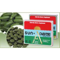 Pulverized Cell-Wall Chlorella, A, 200 mg, 1500 Tablets, Sun Chlorella