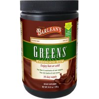 Chocolate Silk Greens Powder, 9.52 oz, Barleans Organic Oils