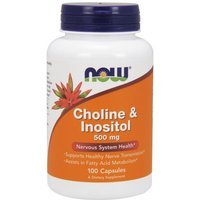 Choline & Inositol 250mg 100 Caps, NOW Foods