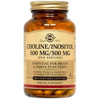 Choline/Inositol 250/250 mg, 100 Vegetable Capsules, Solgar