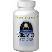 Chromium Chelate 200mcg 250 tabs from Source Naturals