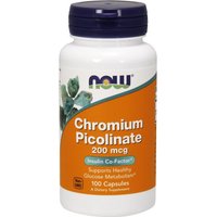 Chromium Picolinate 200 mcg, 100 Capsules, NOW Foods