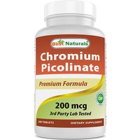 Chromium Picolinate 200 mcg, 240 Tablets, Best Naturals