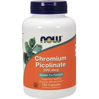 Chromium Picolinate 200mcg 250 Caps, NOW Foods
