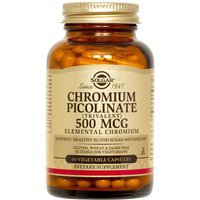 Chromium Picolinate 500 mcg, 120 Vegetable Capsules, Solgar