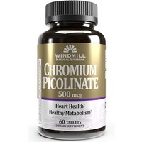 Chromium Picolinate 500 mcg, 60 Tablets, Windmill Health Products