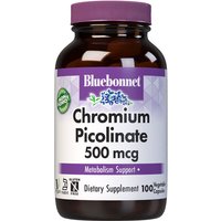 Chromium Picolinate 500 mcg, 100 Vcaps, Bluebonnet Nutrition