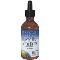 Cilantro Metal Detox Liquid with Chlorella, 4 oz, Planetary Herbals