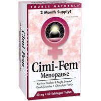Cimi-Fem Black Cohosh 80 mg, Sublingual Chocolate, 120 Tablets, Source Naturals
