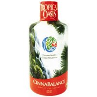 CinnaBalance Liquid Supplement with Cinnamon, 32 oz, Tropical Oasis