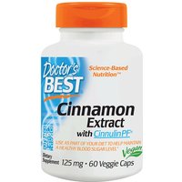 Cinnamon Extract 125 mg, 60 Vegetarian Capsules, Doctors Best
